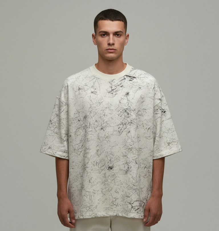 White smoke print