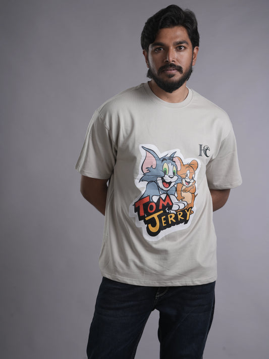 Tom & Jerry Front Print Tee