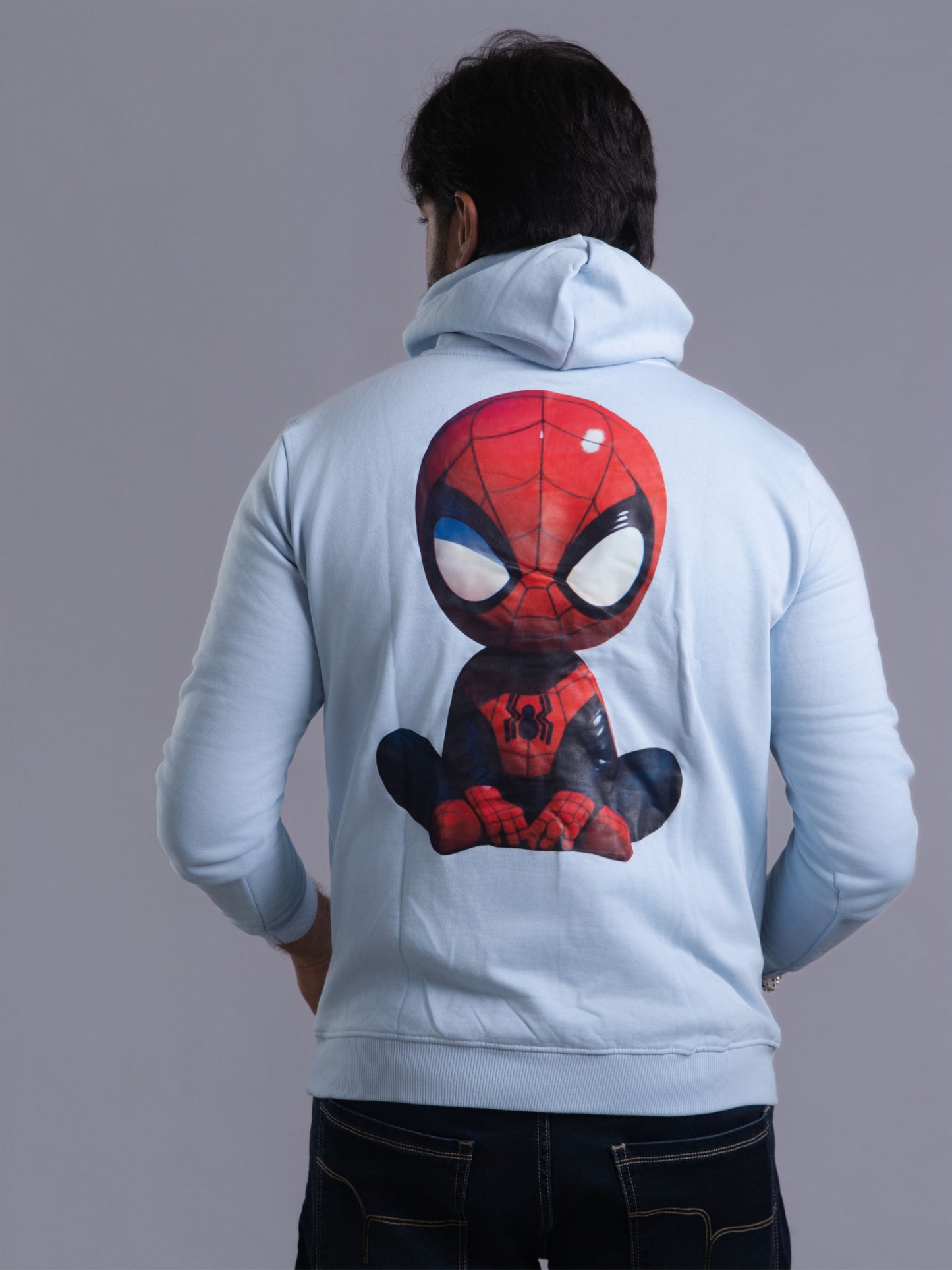 Baby Spider Man Graphic Hoodie Zip-up